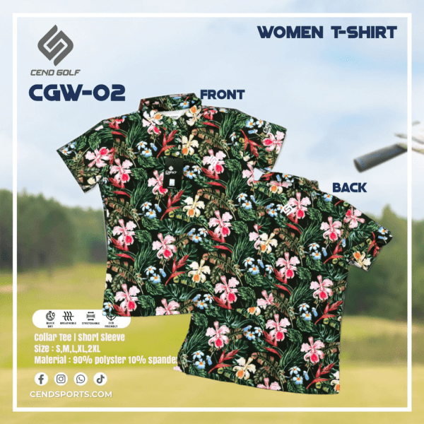 CEND Golf Women T-Shirt Jungle Fever