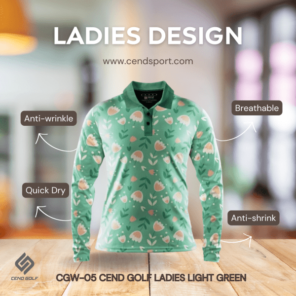 CEND Golf Women T-Shirt (Cend Green)