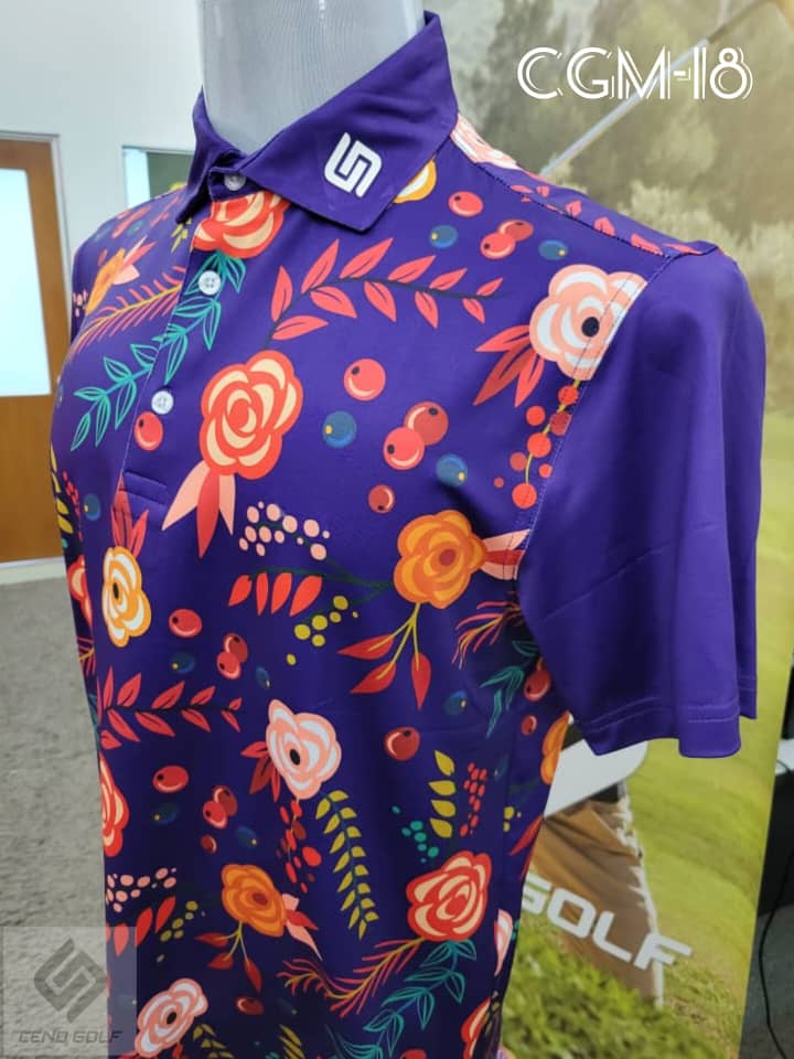 CEND Golf Men T-Shirt (Purple Light)