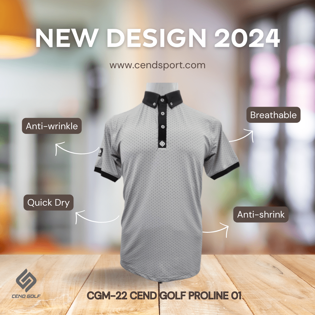 CEND Golf Men T-Shirt Pro Line 01 (Silver)