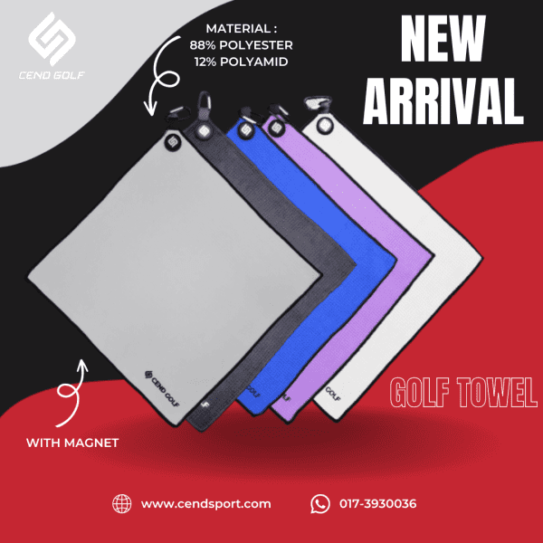 CEND Golf Premium Magnetic Golf Towel