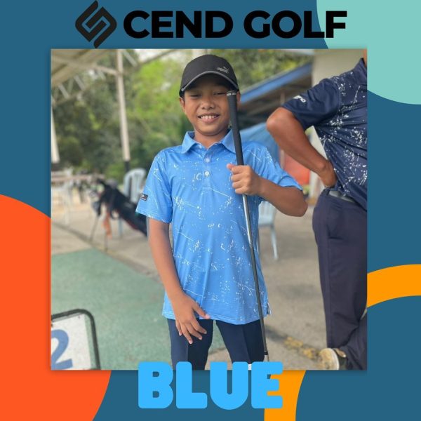 CEND Golf Kids T-Shirt (Blue)