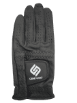 CEND Golf Men's Leather Glove (Cabretta Leather Black)