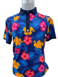 CEND Golf Men T-Shirt (Blue Yellow)