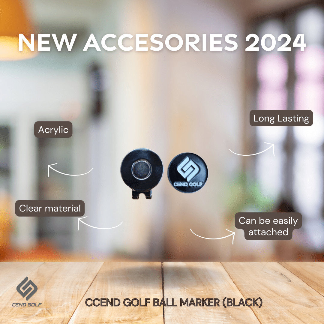 CEND GOLF BALL MARKER (BLACK)