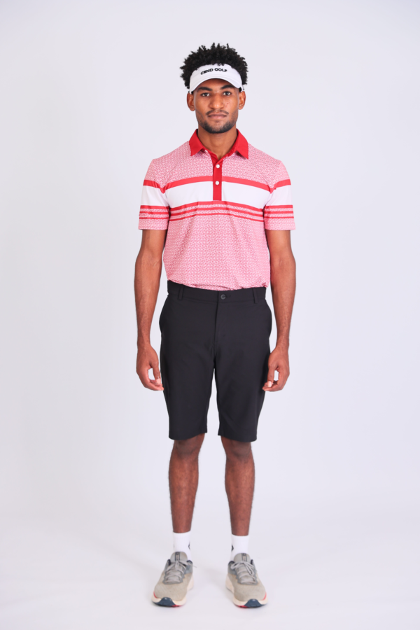 CEND GOLF MEN T-SHIRT (ELITE RED) CGM-120