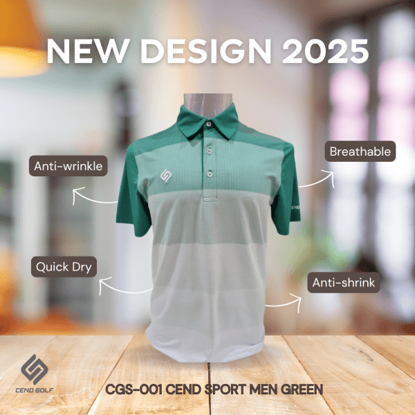 CGS-001 Cend Sport Men T-Shirt Signature Pro (Green)
