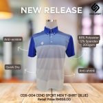 CGS-004 Cend Sport Men T-Shirt Signature Pro (Royal Blue)
