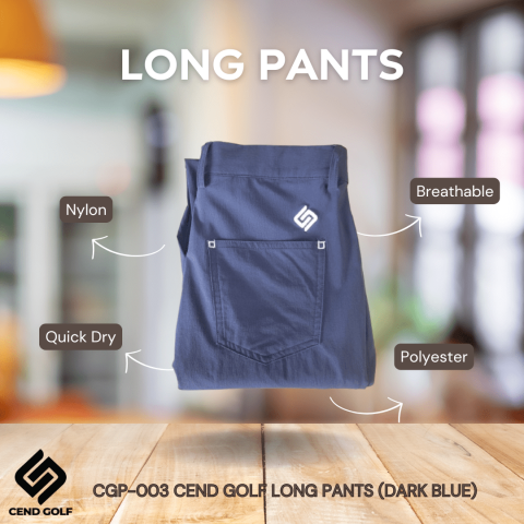 CGP-003 CEND GOLF LONG PANTS (DARK BLUE)