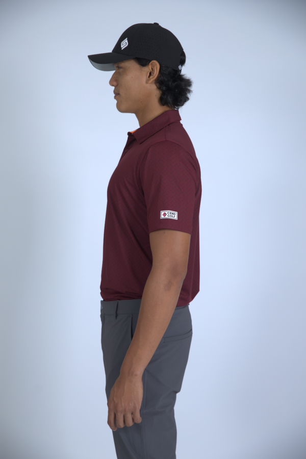 CEND Golf Men T-Shirt (Legacy Maroon) CGM-116