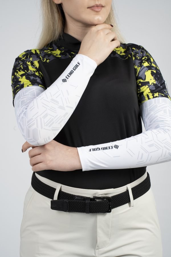 CEND GOLF ARM SLEEVE (WHITE) UPF 50+ UV PROTECTION