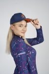 CEND Golf Women T-Shirt (Purple Floral) CGW-21