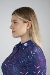 CEND Golf Women T-Shirt (Purple Floral) CGW-21