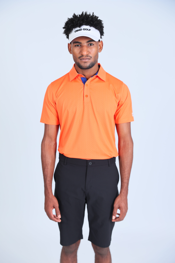CEND Golf Men T-Shirt (Legacy Orange) CGM-119