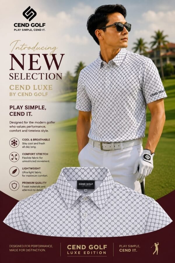 CEND GOLF MEN T-SHIRT (LUXE EDITION)