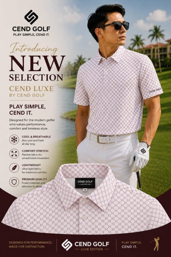 CEND GOLF MEN T-SHIRT (LUXE EDITION)
