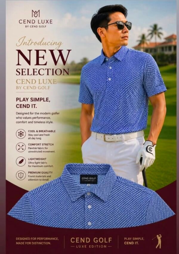 CEND GOLF MEN T-SHIRT (LUXE EDITION)