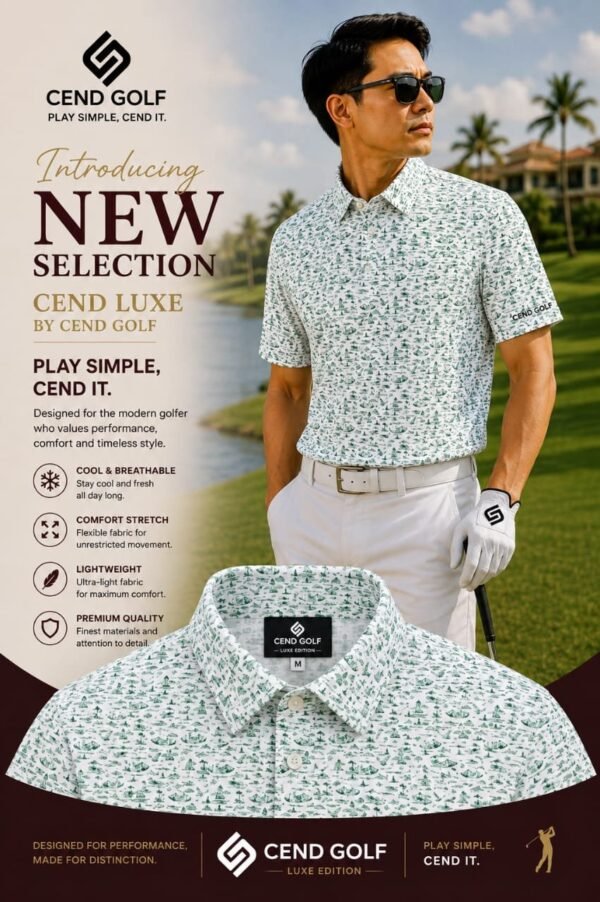 CEND GOLF MEN T-SHIRT (LUXE EDITION)