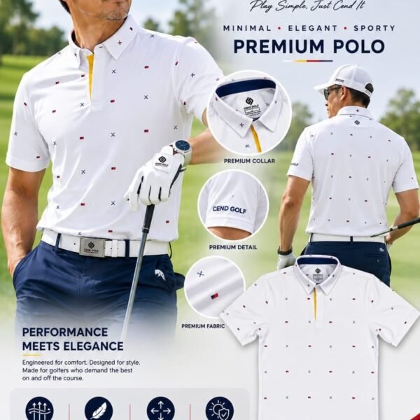 CEND GOLF MEN T-SHIRT MERDEKA EDITION