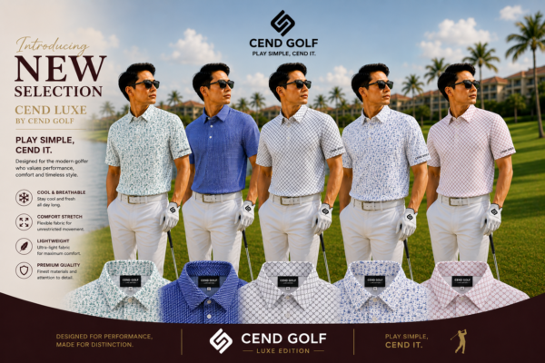 CEND GOLF MEN T-SHIRT (LUXE EDITION)